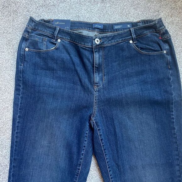 NWT J. Jill‎ Straight Leg Mystic Wash Blue Denim Jeans Womens Plus Size 18 - Picture 2 of 12